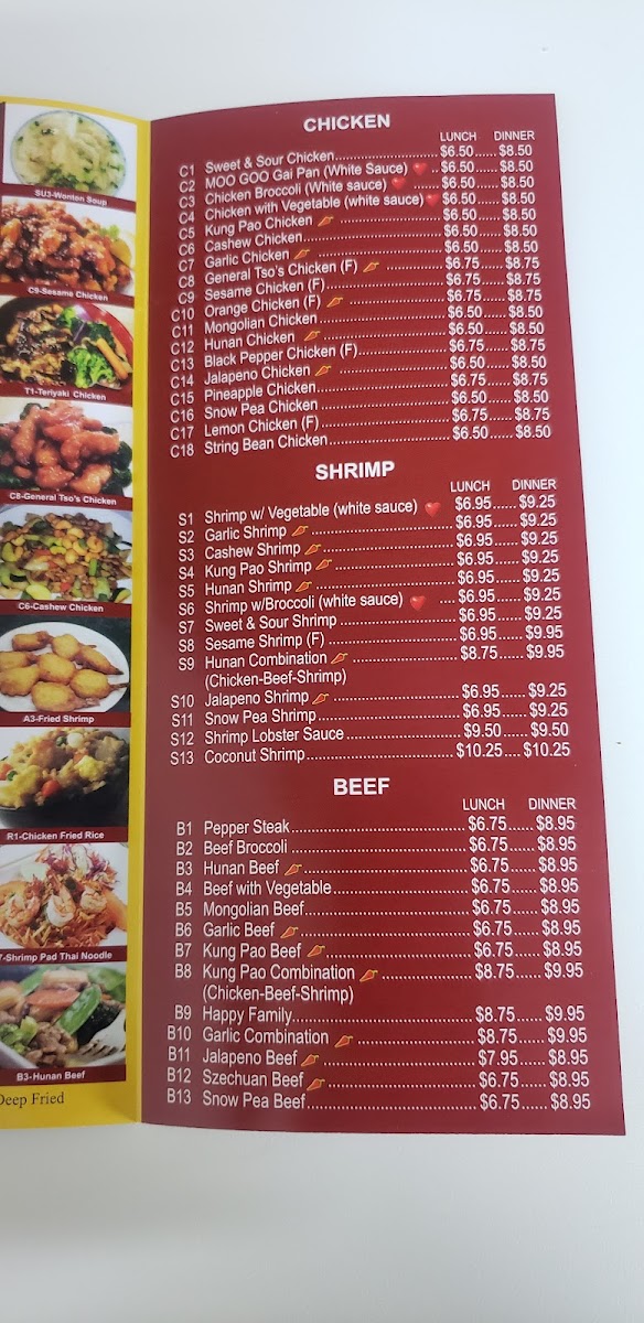 Menu King China Express-3
