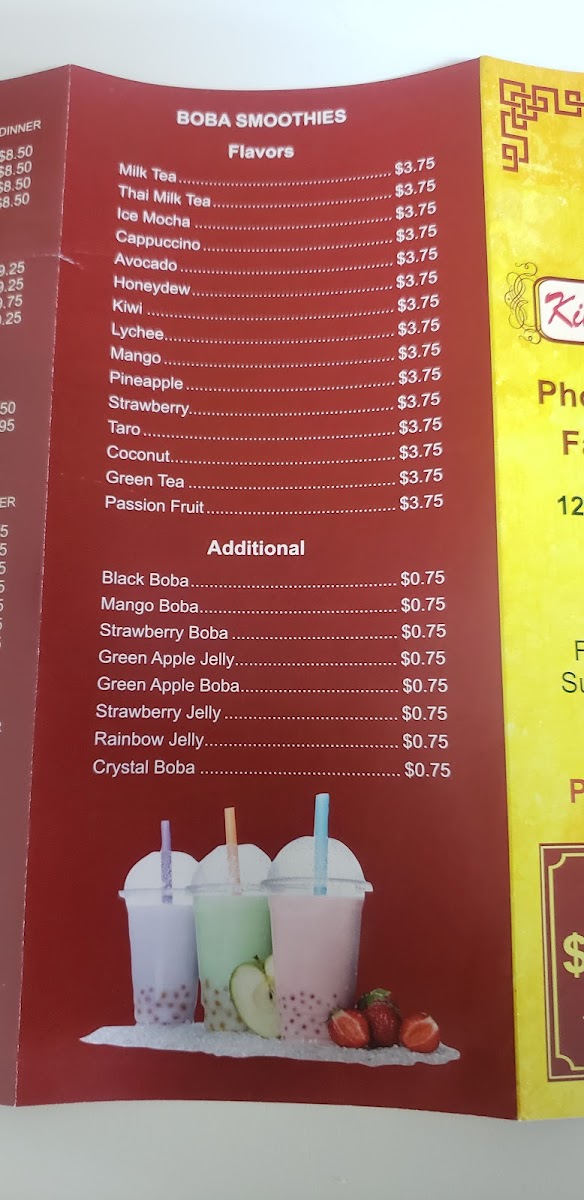 Menu King China Express-5